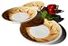 Caleca Chili Peppers 4-Piece Soup Plate Set