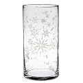 Tord Clear Frosted Hurricane Candleholder