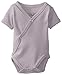 L'ovedbaby Baby Girls Unisex Organic Short-Sleeve Kimono Infant-and-Toddler-Bodysuits, Lavender, 0-3 Months US
