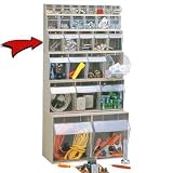 Quantum Storage Tip Out Storage Bin - 5 1/4in. x 23 5/8in. x 6 1/2in. Size, White