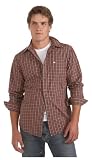 Nautica Men's Jeanswear  Long Sleeve Poplin Check Woven
