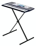 Yamaha PSR225GMMS 61-Note Touch-Sensitive Portable Electronic Keyboard with AC Adapter and Bonus Stand