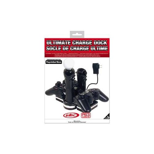 Intec Inc Ps3 Move Ultimate Charge Dock Simultaneous Charging Motion Navigation Controller