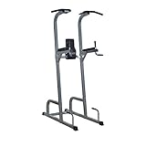 Soozier 83" Full Body Power Tower Home Fitness Station w/ Pull Up Bar and Dip Station