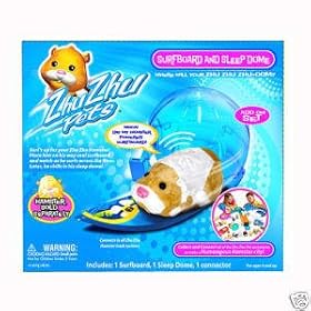 Zhu Zhu Pets Surfboard and Sleep Dome Exclusive Set with Hamster