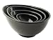 Kitchen & Housewares : NIGELLA LAWSON'S LIVING KITCHEN MIXING BOWLS MELAMINE SET OF 4 BLACK