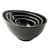 Nigella Lawson's Living Kitchen Mixing Bowls, Melamine, Black, Set of Four