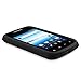LG Optimus Elite LS696 Cell Phone Solid Black Silicon Skin Case