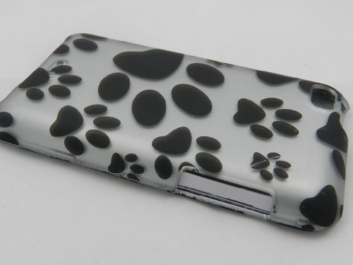 Dog Paw 2d Hard Snap-on Crystal Skin Case Cover Accessory for Ipod Touch 4th Generation 4g 4 8gb 32gb 64gb by Electromaster