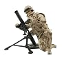 HM Armed Forces Mortar Man and Heavy Mortar