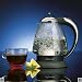 Kitchen & Housewares : Capresso 259.03 H2O Plus Glass Water Kettle, Polished Chrome