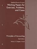 Principles Of Accounting Working Papers Volume Two Tenth Edition