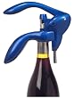 Metrokane Houdini Lever-style Corkscrew, Blue