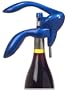 Metrokane Houdini Lever-style Corkscrew, Blue
