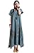 Mordenmiss Women's Summer Daily Dress Embroidery Maxi Dress