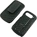 Superior Rubberized Hard Shell Case w/ Holster for Pantech Breakout