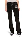 Lipsy Diamante Crown Logo Velour Jogger Lg00454 Flared Women's Trousers