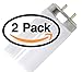 ( 2 Pack) Sylvania F40WX 40 Watt T12 Fluorescent Tube Light - F40T12 - 40W - 48" inch Bulb - Warm White 3500K - F40/WX