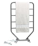 Warmrails Heatra Traditional Towel Warmer and Drying Rack, Satin Nickel