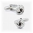 Silver Knot Cufflinks