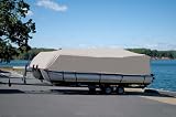 20'6 Pontoon Boat Cover for a Boat with Rails That Fully Enclose Deck