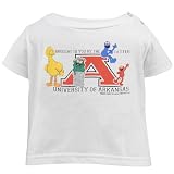 Champion Arkansas Razorbacks White Infant Sesame Street Brought to You T-shirt
