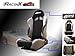 Black with Gray Universal Racing Seats - Pair