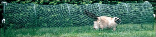 Kittywalk Outdoor Net Cat Enclosure for Lawns