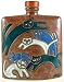 24 Oz. MARA Stoneware COLLECTIBLE Liquor Flask DECANTER Abstract Kitties KITTEN CAT