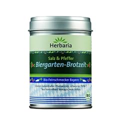 Herbaria "Biergarten-Brotzeit" Salz & Pfeffer, 1er Pack (1 x 130 g Dose) - Bio
