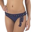 Bikini Love: Ashley Paige Knit Webbed Bottom - Blue