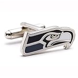 Seattle Seahawks NFL Logo'd Executive Cufflinks w/Jewelry Box