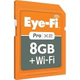Eye-Fi Pro X2 8 GB Class 6 SDHC Wireless Flash Memory Card EYE-FI-8PC