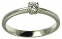 9ct Yellow Gold Ladies 20pt Diamond Solitaire Ring