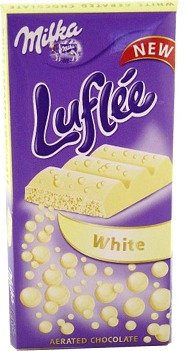Milka Luffle Aerated White Chocolate ( 100 g ) by Milka