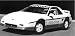 1984 Indy Fiero Pace Car Kit - Char/Red