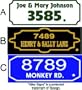 ALLEY SIGN custom fence home locate NEW ITEM