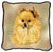 Pomeranian Woven Pillow