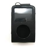 Black Leather Case Forza for Apple Ipod Classic 160G 80G Ipod Video 30G 60G