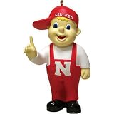 Nebraska Cornhuskers NCAA Lil Red Mascot Ornament