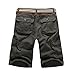 Newcosplay Mens Twill Multi Pocket Cartoon Cargo Shorts K001