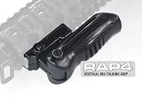 US Army Alpha Black Vertical RIS Folding Grip
