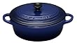 Le Creuset Stoneware 12-Ounce Mini Oval Cocotte, Cobalt