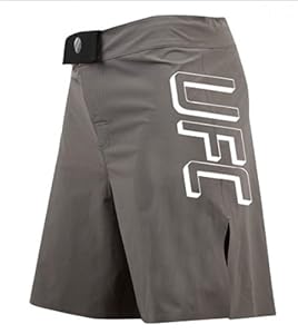 UFC Men's Submission Training Shorts, Steel, 36