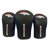 Denver Broncos NFL Golf Club Driver Headcover Set of 3