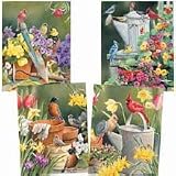 Karmin 500 Piece Jigsaw Puzzle 4-Pack Songbird Collection Art By Susan Bourdet