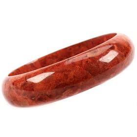 Barse Orange Sponge Coral Bangle Bracelet, 62mm by Barse