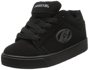 Heelys Straight Up Crosstrainer (Little Kid/Big Kid),Black,6 M US Big Kid