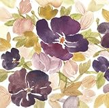 Produkt-Bild: Aubergine Blossom 1 von Edith Lentz - Kunstdruck Qualit&auml;t (Bildgro&szlig;e 30 cm W x 30 cm H)