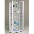 Vitrine abschlie�bar Wei� inkl. Beleuchtung